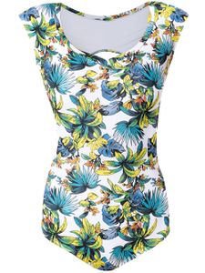 Amir Slama printed swimsuit - Blanc