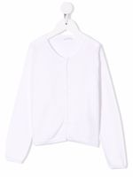 Il Gufo cardigan léger en coton - Blanc