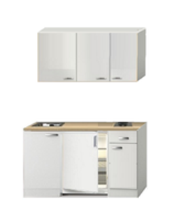 Kitchenette 140 CM incl inbouw app en bovenkasten 2100-10