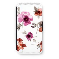 Geschilderde bloemen: iPhone 7 Flip Hoesje