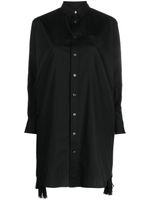 sacai robe courte à détails de zips - Noir - thumbnail