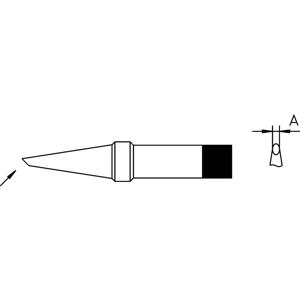 Weller 4PTDD7-1 Soldeerpunt Ronde vorm, afgeschuind Grootte soldeerpunt 5 mm Inhoud: 1 stuk(s)