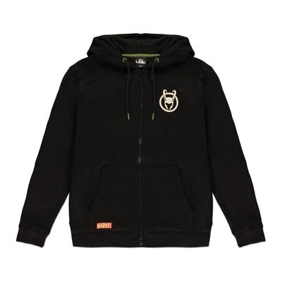 Loki Hooded Sweater Logo Badge Size XL