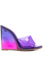 Le Silla mules à semelle compensée 110 mm - Violet - thumbnail