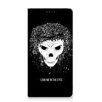 Mobiel BookCase Samsung Galaxy A51 Skull Hair - thumbnail