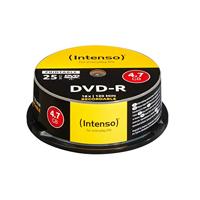 Intenso DVD-R 4,7 GB 16x DVD-onbewerkte krasbestendig 25er spindel