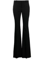 Saint Laurent pantalon en laine à coupe évasée - Noir - thumbnail