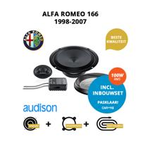 Premium speakers voor Alfa Romeo 166 1998-2007 - Voordeuren/achterdeuren