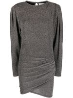 MARANT ÉTOILE robe drapée à fini brillant - Argent