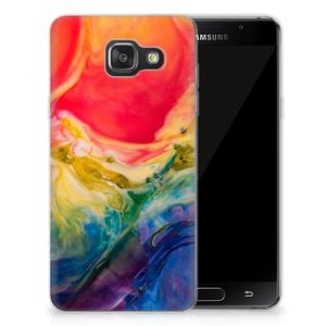 Hoesje maken Samsung Galaxy A3 2016 Watercolor Dark