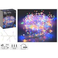 Zilverdraad - cluster - 720LED - multicolor