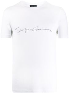 Giorgio Armani t-shirt à logo - Blanc