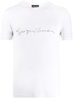 Giorgio Armani t-shirt à logo - Blanc - thumbnail