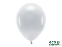 Pastel Zilvergrijze Ballonnen Premium Organic (10st) - thumbnail