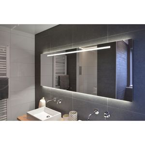 Looox Spiegel ML2 LED onder+boven en geintegreerd LED verlichting 120x70 cm