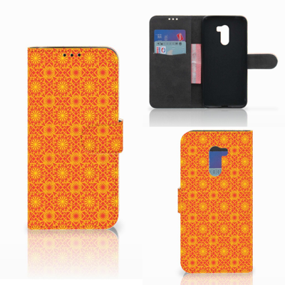 Xiaomi Pocophone F1 Telefoon Hoesje Batik Oranje Xiaomi Pocophone F1 Telefoon Hoesje Batik Oranje