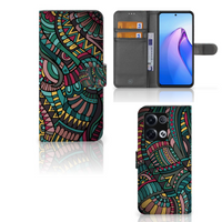 OPPO Reno8 Pro Telefoon Hoesje Aztec - thumbnail