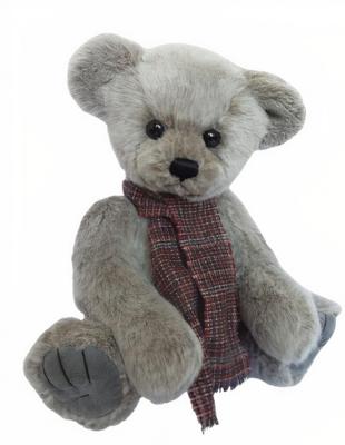 Clemens knuffelbeer Teddy Yuno junior 35 cm pluche zilvergrijs Clemens knuffelbeer Teddy Yuno junior 35 cm pluche zilvergrijs