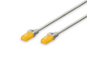 Digitus DK-1613-A-100 RJ45 Netwerkkabel, patchkabel CAT 6A U/UTP 10.00 m Grijs Halogeenvrij, Verdraaide paren 1 stuk(s)