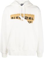 Diesel hoodie à logo imprimé - Blanc - thumbnail