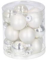 Christmas Gifts kerstballen 3 cm glas/PVC