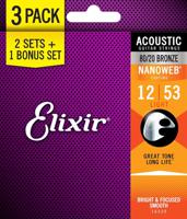 Elixir Strings 16539 snaar voor muziekinstrumenten Akoestisch 18 stuk(s) Gitaar