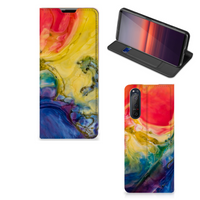 Bookcase Sony Xperia 5 II Watercolor Dark - thumbnail