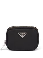 Prada portefeuille Re-Nylon à fermeture zippée - Noir