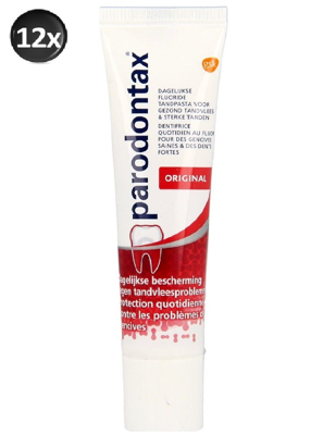 Parodontax (Oude Formule) Fluoride Tandpasta - 12 x 20ml Mini Tubes