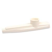 CASCHA Kazoo Kazoo, wit, grappig muziekinstrument voor kinderen en volwassenen, van robuuste kunststof, klein en licht, ideaal als begeleidings- en effect-instrument, membraanofoon wit, 1 stuk