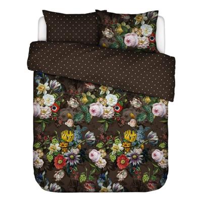 Essenza Giselle Dekbedovertrek - 2-persoons (200x200/220 Cm + 2 Slopen) - Katoen Satijn - Chocolate