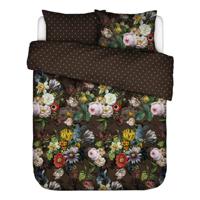 Essenza Giselle Dekbedovertrek - 2-persoons (200x200/220 Cm + 2 Slopen) - Katoen Satijn - Chocolate