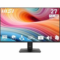 MSI PRO MP275 E2 Desktop Monitor 27 inch Full HD - IPS-paneel 1920 x 1080, randloos, 120 Hz, oogvriendelijk, ingebouwde luidsprekers, Tilt-verstelbaar - HDMI 2.0, DP (1.2a), D-Sub (VGA)