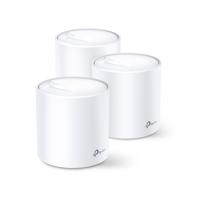 Deco X60 - Draadloze router - GigE, 802.11ax - 802.11a/b/g/n/ac/ax - Dual Band - set van 3 - wit