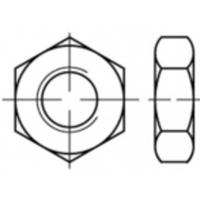 TOOLCRAFT TO-5371797 Zeskantmoeren M10 RVS A2 100 stuk(s) - thumbnail