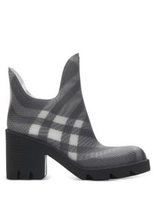 Burberry bottines Marsh à carreaux - Gris