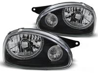 Tuning-Tec Koplampen dual halo rims OPEL CORSA B 02 93-10 00 ANGEL EYES ZWART