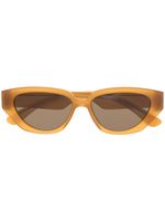 Mykita lunettes de soleil à monture papillon - Marron