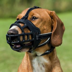 TRIXIE MUILKORF MUZZLE FLEX SILICONE ZWART XL 37X39 CM