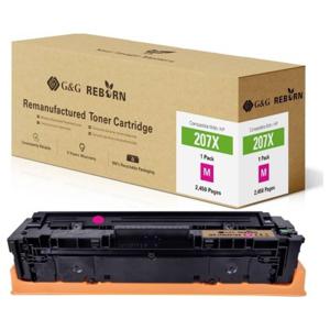 G&G Toner vervangt HP 207X Compatibel Magenta 2450 bladzijden Reborn remanufactured 21288