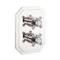 Crosswater Belgravia inbouw douchekraaan thermostatisch zonder inbouwdeel 2 functies nikkel HGCB1500LBPN - thumbnail