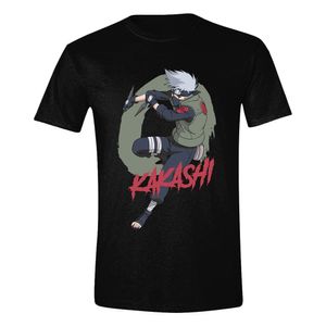 Naruto Shippuden T-Shirt Kakashi Fighting Size M