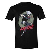 Naruto Shippuden T-Shirt Kakashi Fighting Size M - thumbnail