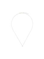 Delfina Delettrez Dots Solitaire diamond necklace - Métallisé