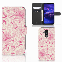 Huawei Mate 20 Lite Hoesje Pink Flowers