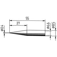 Ersa 842 UD LF Soldeerpunt Potloodvorm, verlengd Grootte soldeerpunt 0.4 mm Inhoud: 1 stuk(s)