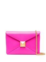 Valentino Garavani sac porté épaule One Stud en cuir - Rose