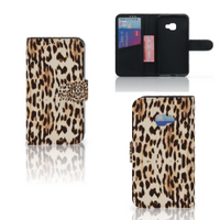 Samsung Galaxy Xcover 4 | Xcover 4s Telefoonhoesje met Pasjes Leopard - thumbnail