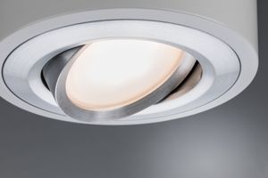 Paulmann 79708 Argun LED-plafondlamp 4.8 W Aluminium (geborsteld), Wit (mat)