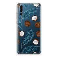 Kokosnoot roze: Huawei P20 Pro Transparant Hoesje